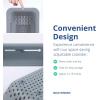 BLUE GINKGO Over the Sink Colander Strainer Basket – Wash Vegetables and Fruits, Drain Cooked Pasta and Dry Dishes – Extendable – New Home Kitchen Essentials (Pink, 2 Pack)(Grey Pink)