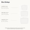 Blue Ginkgo Reusable Silicone Storage Bags – 3-Pack | Korean-Made Stand Up Food, Freezer Bags – Clear(CLEAR)