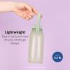BLUE GINKGO Collapsible Water Bottle – Lightweight, Foldable Silicone Bottle for Travel, Hiking, and Camping (16.9oz, Made in Korea, Rose Pink)(Olive Green)