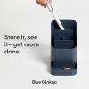 BLUE GINKGO Desk Organizer – Korean-Made Office Storage for Pens, Notes, Mail, and Supplies (Prussian Blue)(PRUSSIAN BLUE)