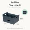 BLUE GINKGO Hive Desk Organizer – Vertical 6-Compartment, Full-drawer Storage – Space-Saving Pen Holder, Stationery Storage – Organizer for Office, School Supplies, Makeup (Made in Korea, Green)(BLUE)