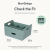 BLUE GINKGO Hive Desk Organizer – Vertical 6-Compartment, Full-drawer Storage – Space-Saving Pen Holder, Stationery Storage – Organizer for Office, School Supplies, Makeup (Made in Korea, Green)(GREEN)