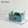 BLUE GINKGO Hive Desk Organizer – Vertical 6-Compartment, Full-drawer Storage – Space-Saving Pen Holder, Stationery Storage – Organizer for Office, School Supplies, Makeup (Made in Korea, Green)(GREEN)