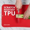 Blue Ginkgo TPU Cutting Mat [Medium] – Korean-Made Flexible, Knife-Friendly, Durable Kitchen Cutting Board (Red)