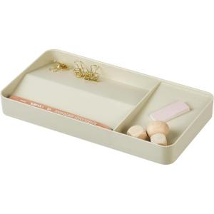 BLUE GINKGO Desk Organizer – Korean-Made Office Storage for Pens, Notes, Mail, and Supplies (Prussian Blue)(BEIGE)
