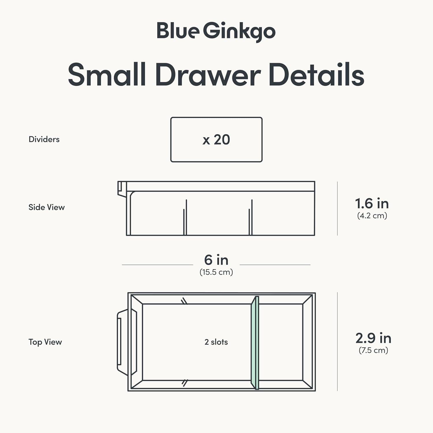 imageBlue Ginkgo Medium 16Drawer Cabinet Stackable Clear Organizer for Hardware Beads Plastic Bricks Office and Craft Storage Made in Korea GrayGREY