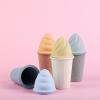 BLUE GINKGO Ice Cream Sand Toys – Silicone Beach Toy Ice Cream Set of 4 | Easy Clean, Travel-Friendly | Sand, Bath, Beach Toys for Toddlers and Children (Bahama Multi Pack)(Blue)