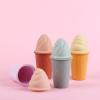 BLUE GINKGO Ice Cream Sand Toys – Silicone Beach Toy Ice Cream Set of 4 | Easy Clean, Travel-Friendly | Sand, Bath, Beach Toys for Toddlers and Children (Bahama Multi Pack)(Lavender)