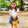BLUE GINKGO Silicone Beach Toys – Modern Baby | Travel Friendly Toys Set | Silicone Bucket, Shovel, 4 Sand Molds, Beach Bag | Sand Toys for Toddlers, Kids – Yellow(Beige)
