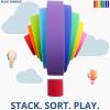 BLUE GINKGO Silicone Rainbow Stacker – Montessori Nesting Puzzle | Kids and Toddler | Stacking Sensory Toys – 7 Layers (Pastel)(10 Layer)