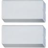 Blue Ginkgo Medium 16-Drawer Cabinet – Stackable Clear Organizer for Hardware, Beads, Plastic Bricks, Office, and Craft Storage (Made in Korea, Gray)(Clear)