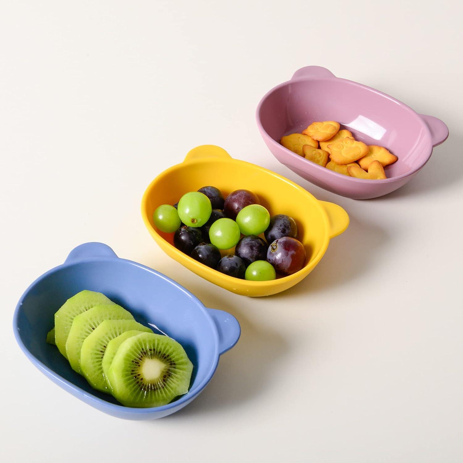 imageBLUE GINKGO Silicone Kids Bowls Cute Silicone Bowls for BabySilicone Plates for Toddlers and Kids Dishwasher Safe and Made in Korea Mustard YellowYellow