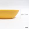 BLUE GINKGO Silicone Kids Bowls – Cute Silicone Bowls for Baby/Silicone Plates for Toddlers and Kids – Dishwasher Safe and Made in Korea (Mustard Yellow)(Yellow)