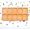 BLUE GINKGO Number Sorting Tray – Wooden Counting, Sorting and Number Tracing Toy – Montessori STEM Math Counting Toys for Preschool Math – Toddler Learning Toys for 3 Year Olds (15.7 x 7.8 Inches)