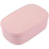 BLUE GINKGO Nesting Silicone Containers – Set of 3 Hard-Shell Silicone Food Storage Containers | BPA Free, Airtight, Dishwasher and Freezer Safe (6.7oz, 10oz, 20oz) – Yellow(Pink L)